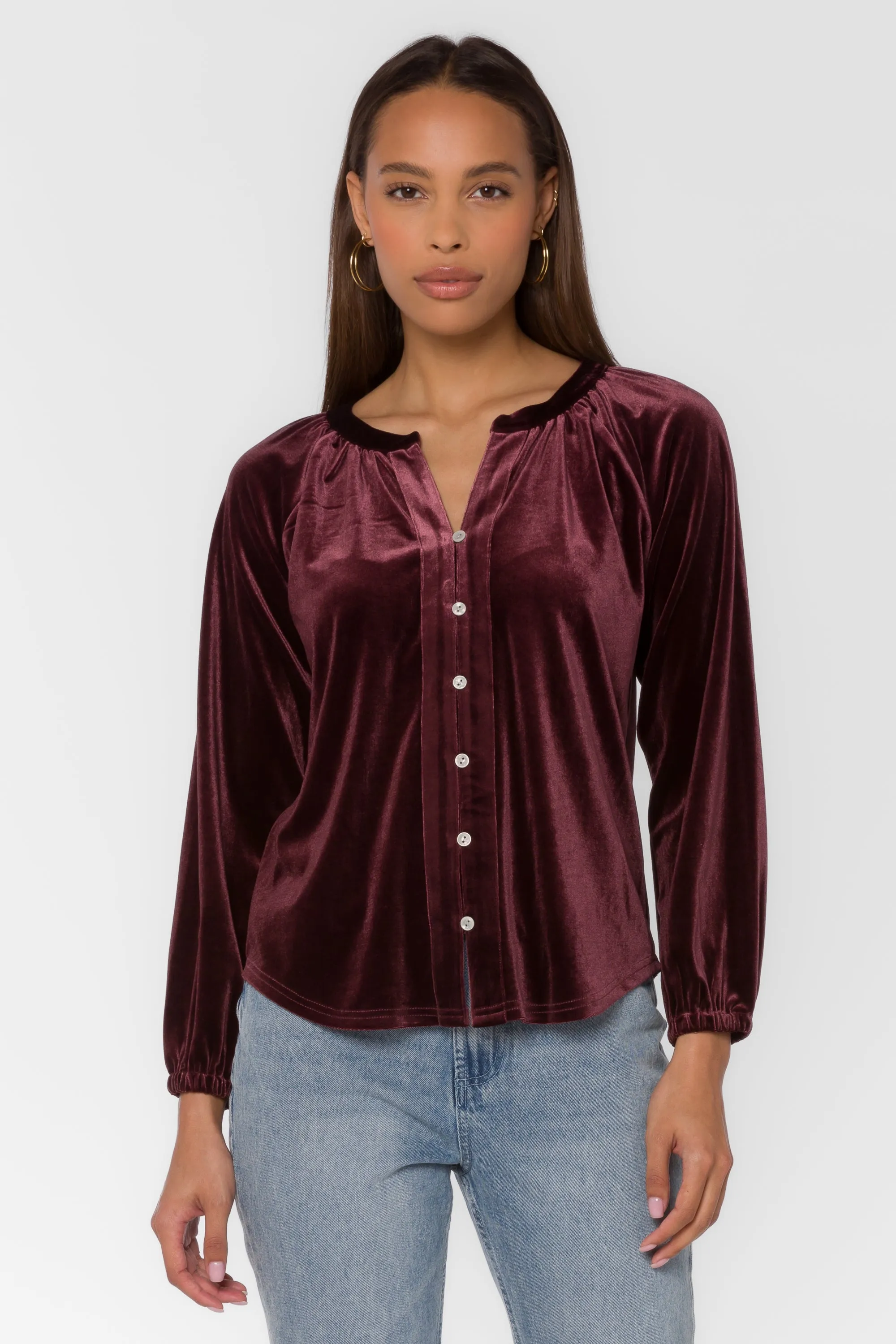 Neriah Prune Top