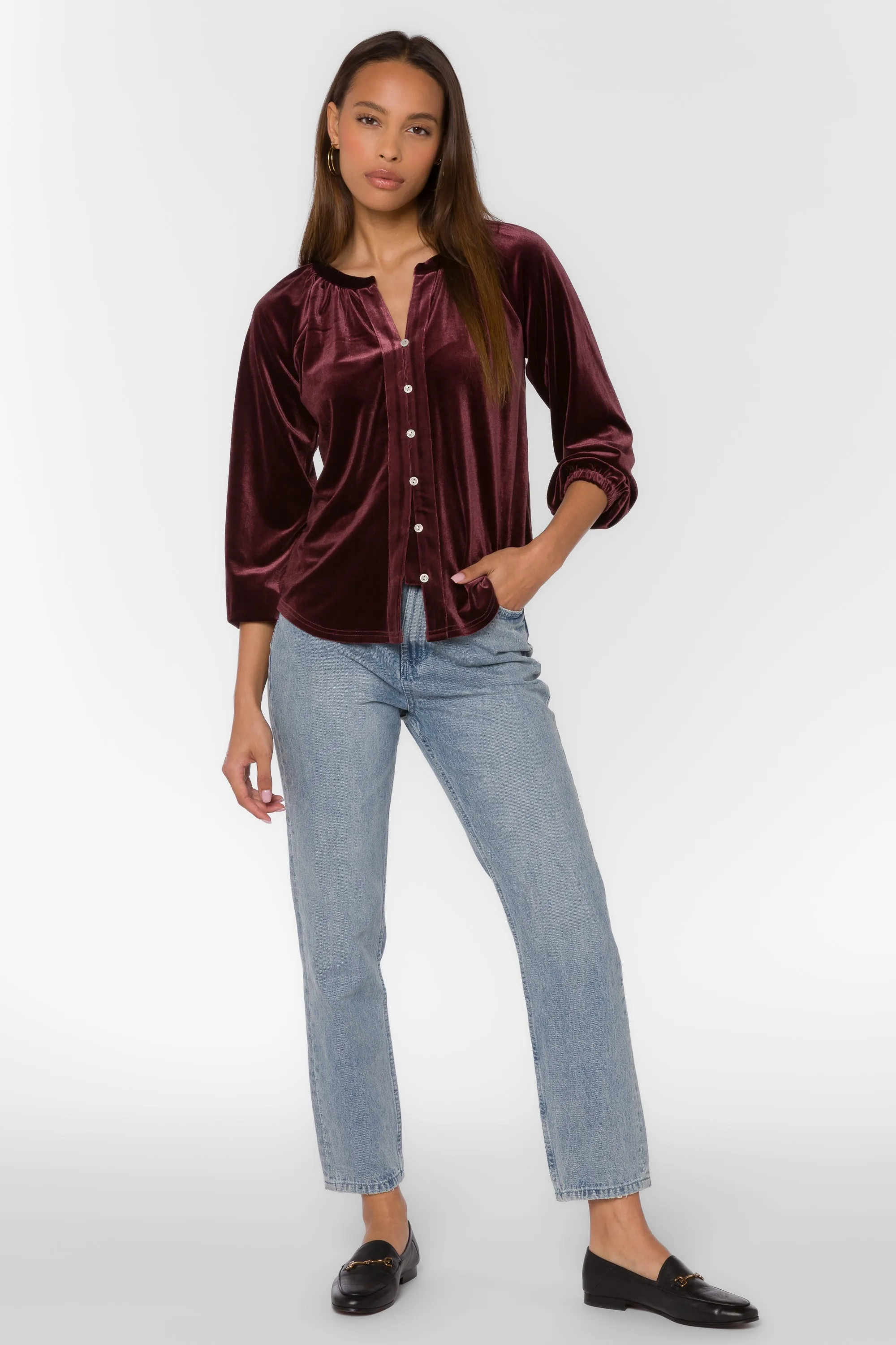 Neriah Prune Top