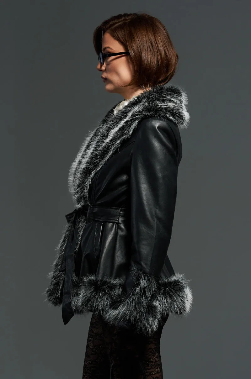 NEW KENZY FUR TRIM MOTO