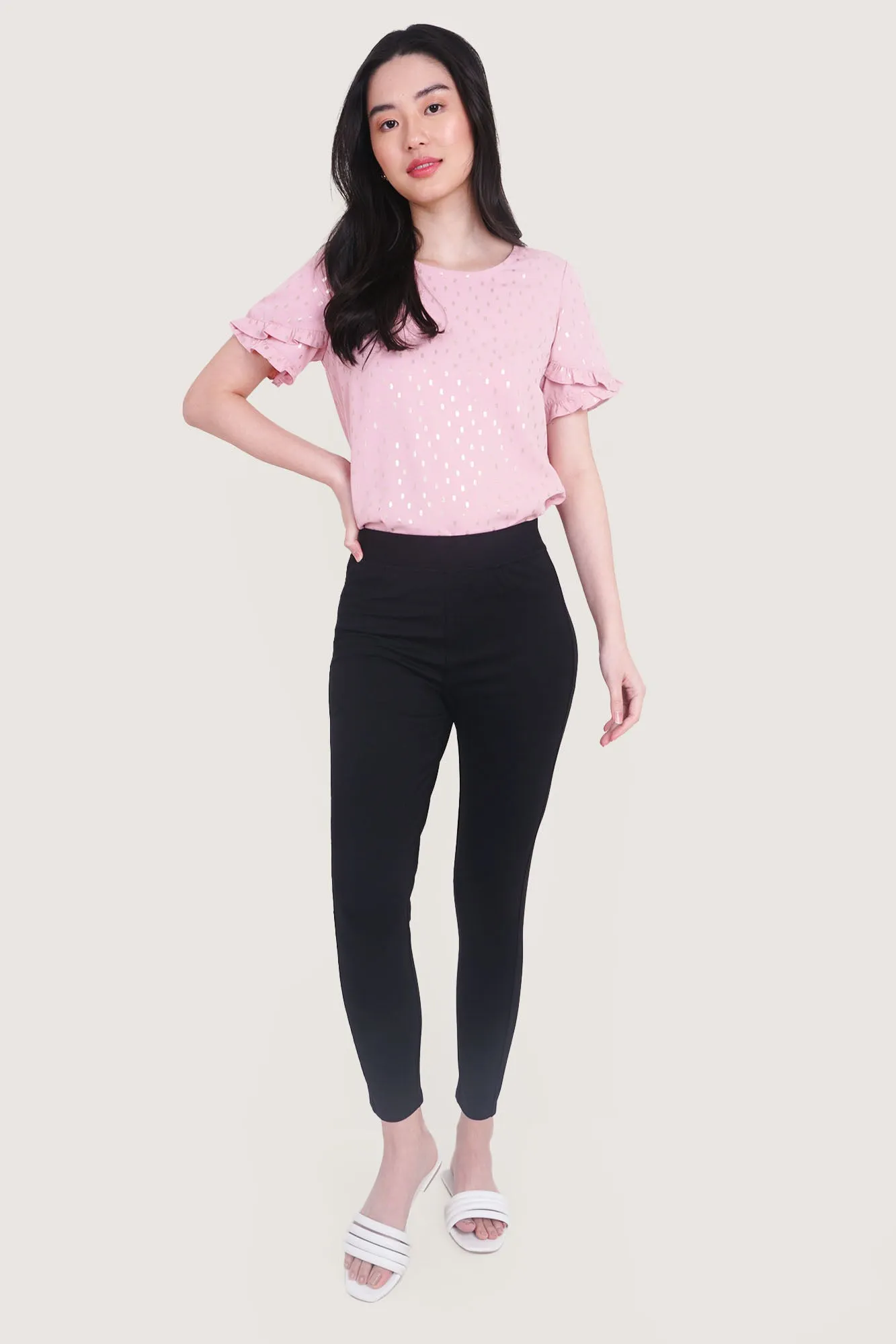 Next Skin Ankle Length Pull Up Trousers