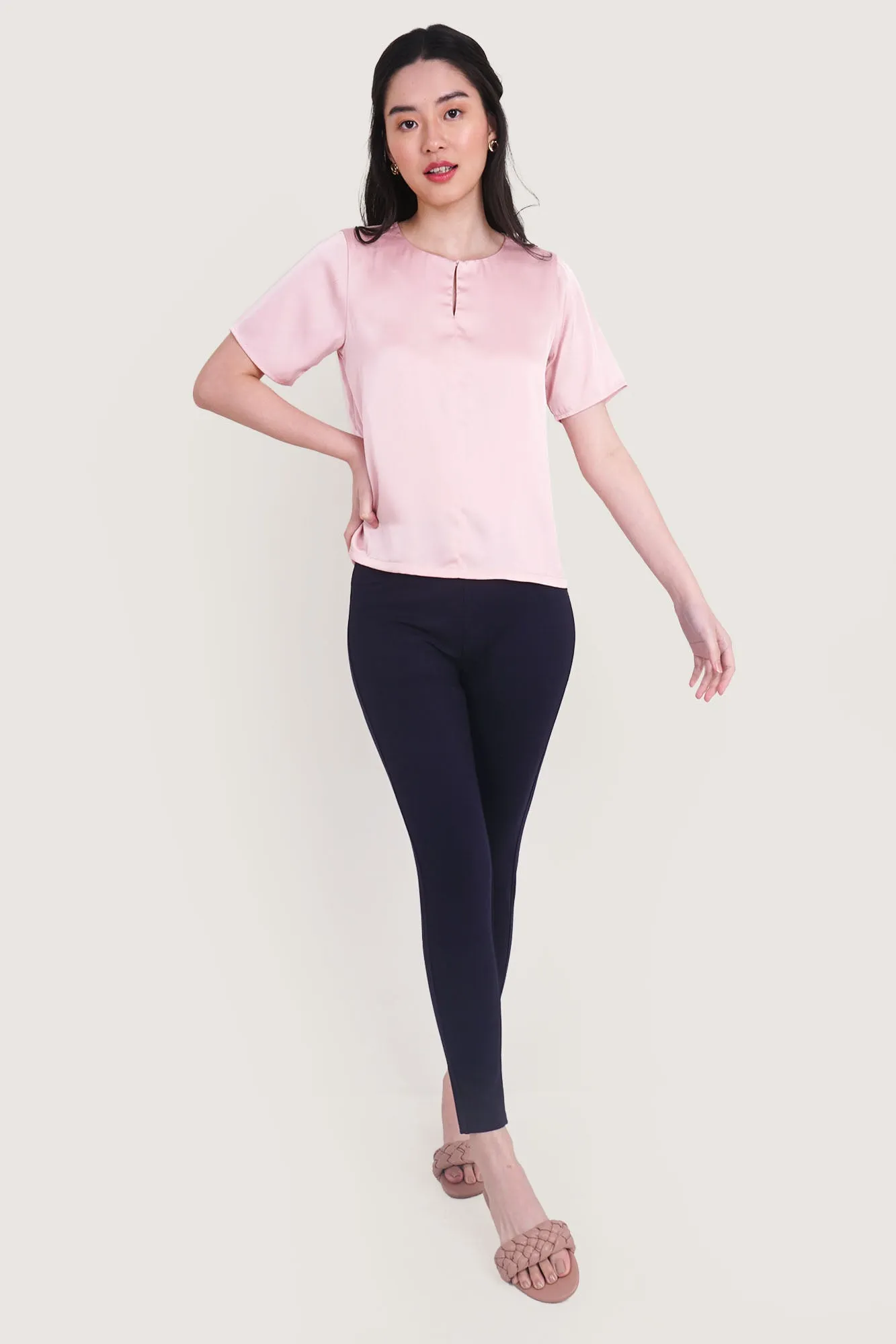 Next Skin Ankle Length Pull Up Trousers