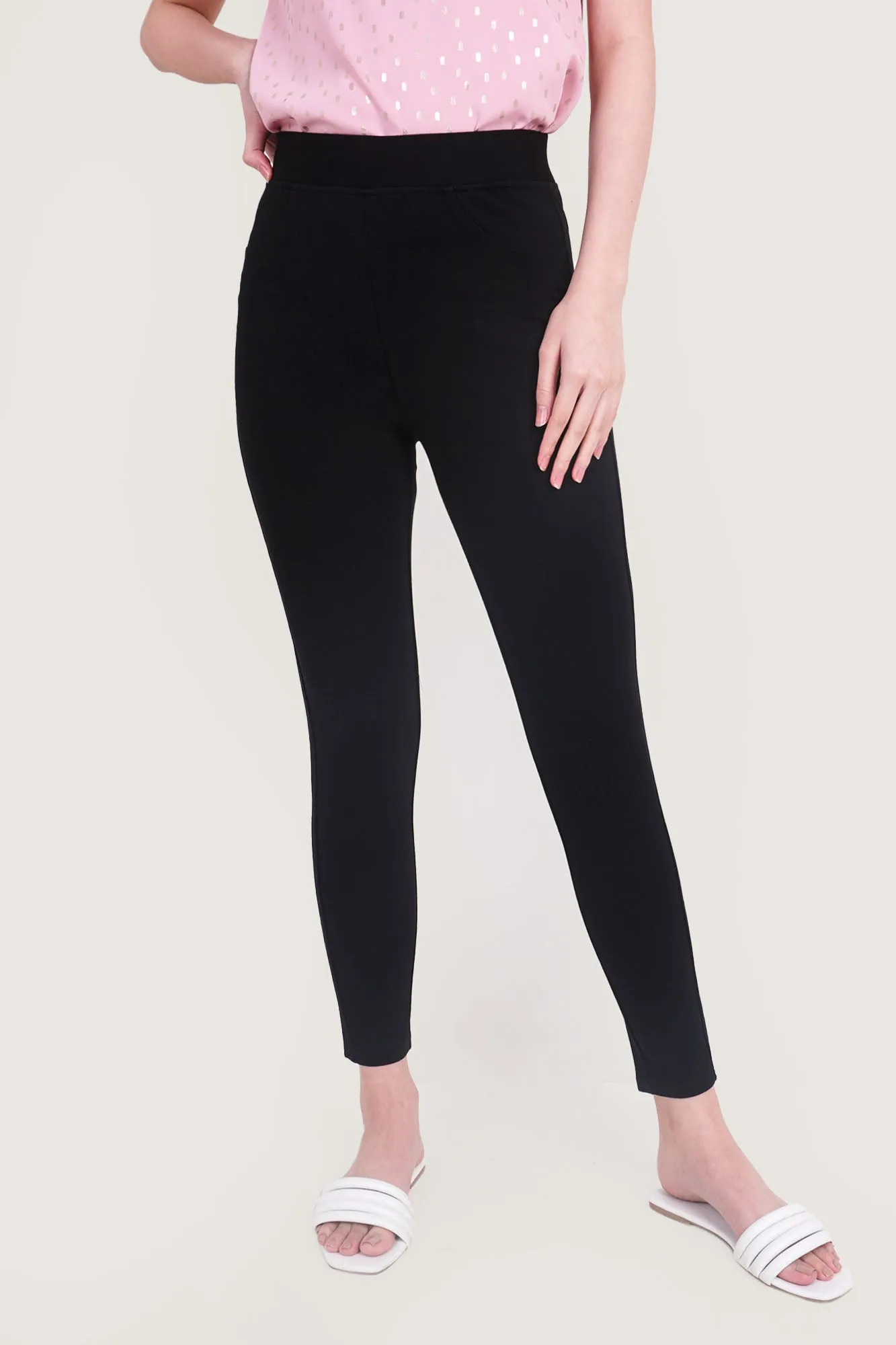 Next Skin Ankle Length Pull Up Trousers