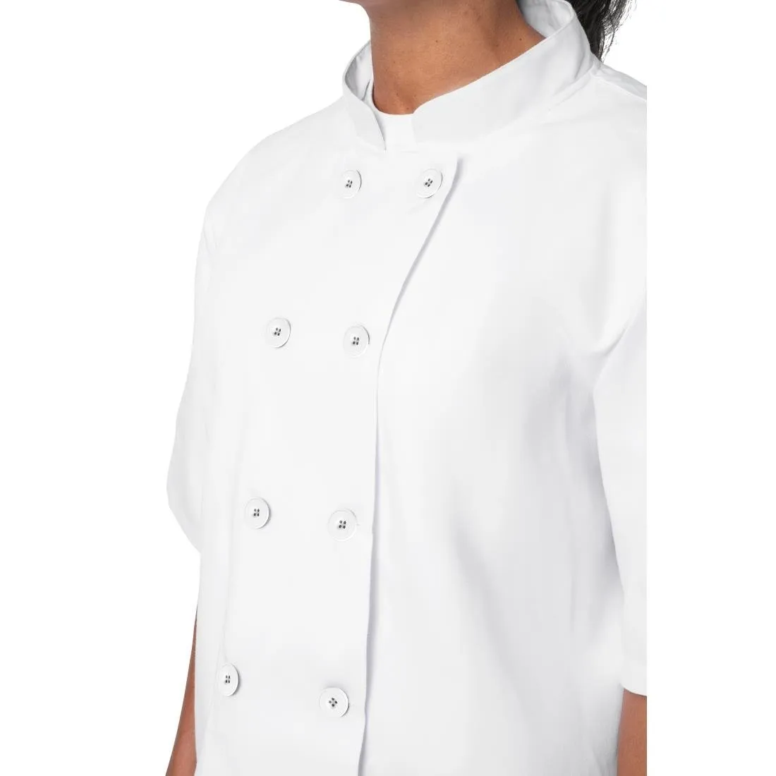 Nisbets Essentials Chef Jacket White M (2 Pack)