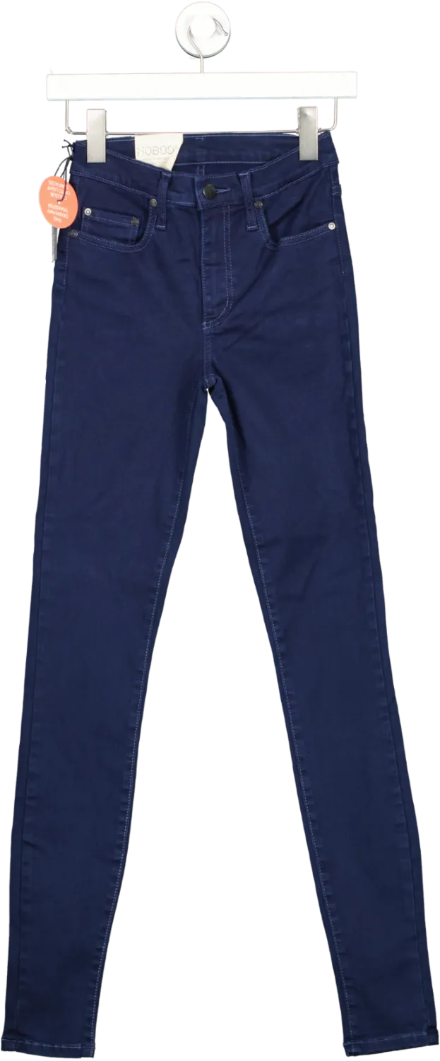 nobody Dark Blue Cult High Rise Skinny Jeans BNWT W24