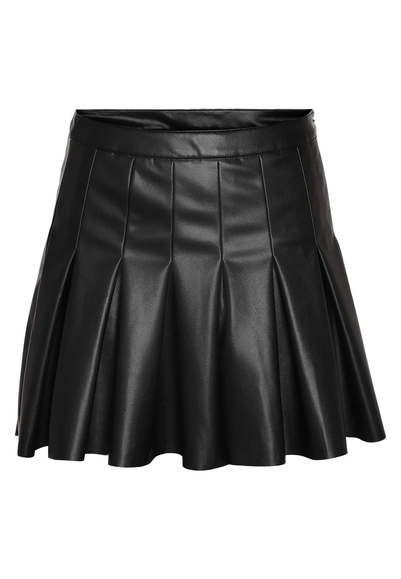 Noisy May - Paulo Pleated PU Mini Black - Skirt
