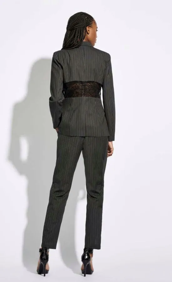 Oblique Creations Striped Trouser