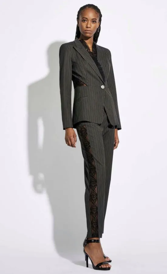 Oblique Creations Striped Trouser