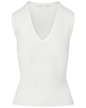 Off White Knit Sid Tank