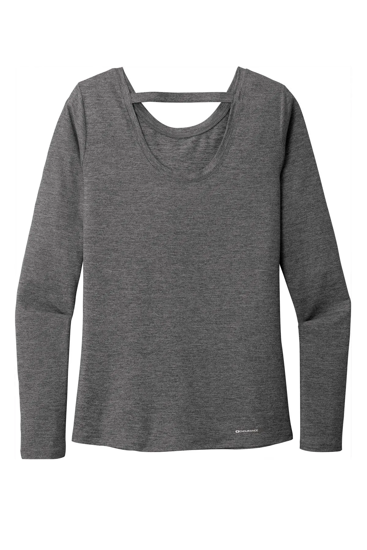 OGIO  Women's Force Long Sleeve Tee LOE340 Gear Grey Heather