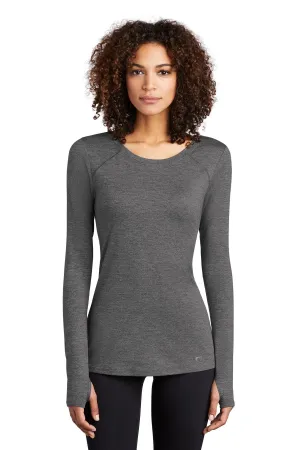 OGIO  Women's Force Long Sleeve Tee LOE340 Gear Grey Heather