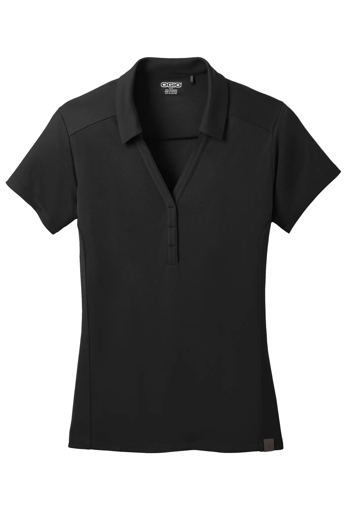 OGIO Women's Framework Polo. LOG125 Blacktop