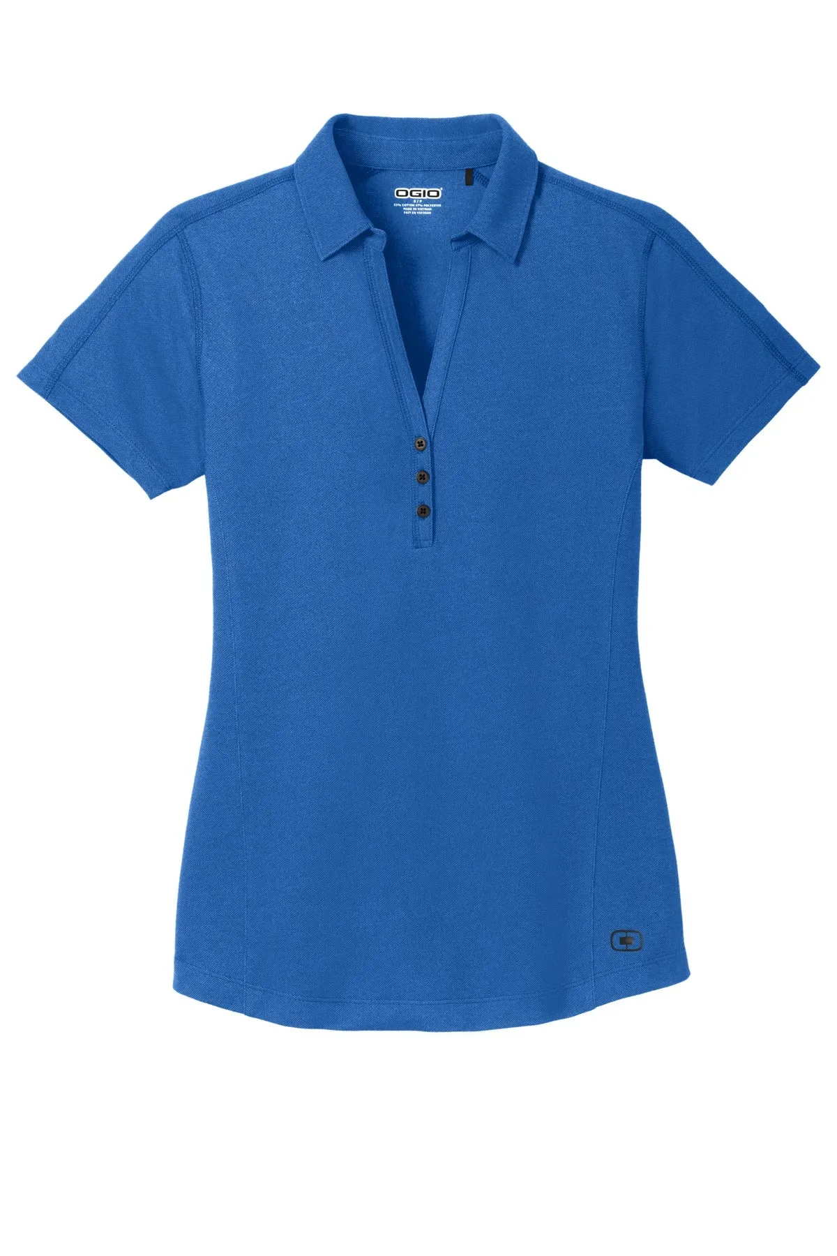OGIO Women's Onyx Polo. LOG126 Electric Blue