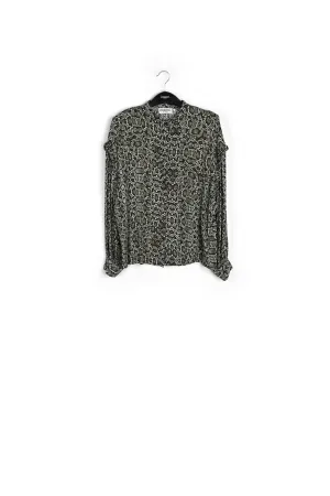 Oversized frilled shirt