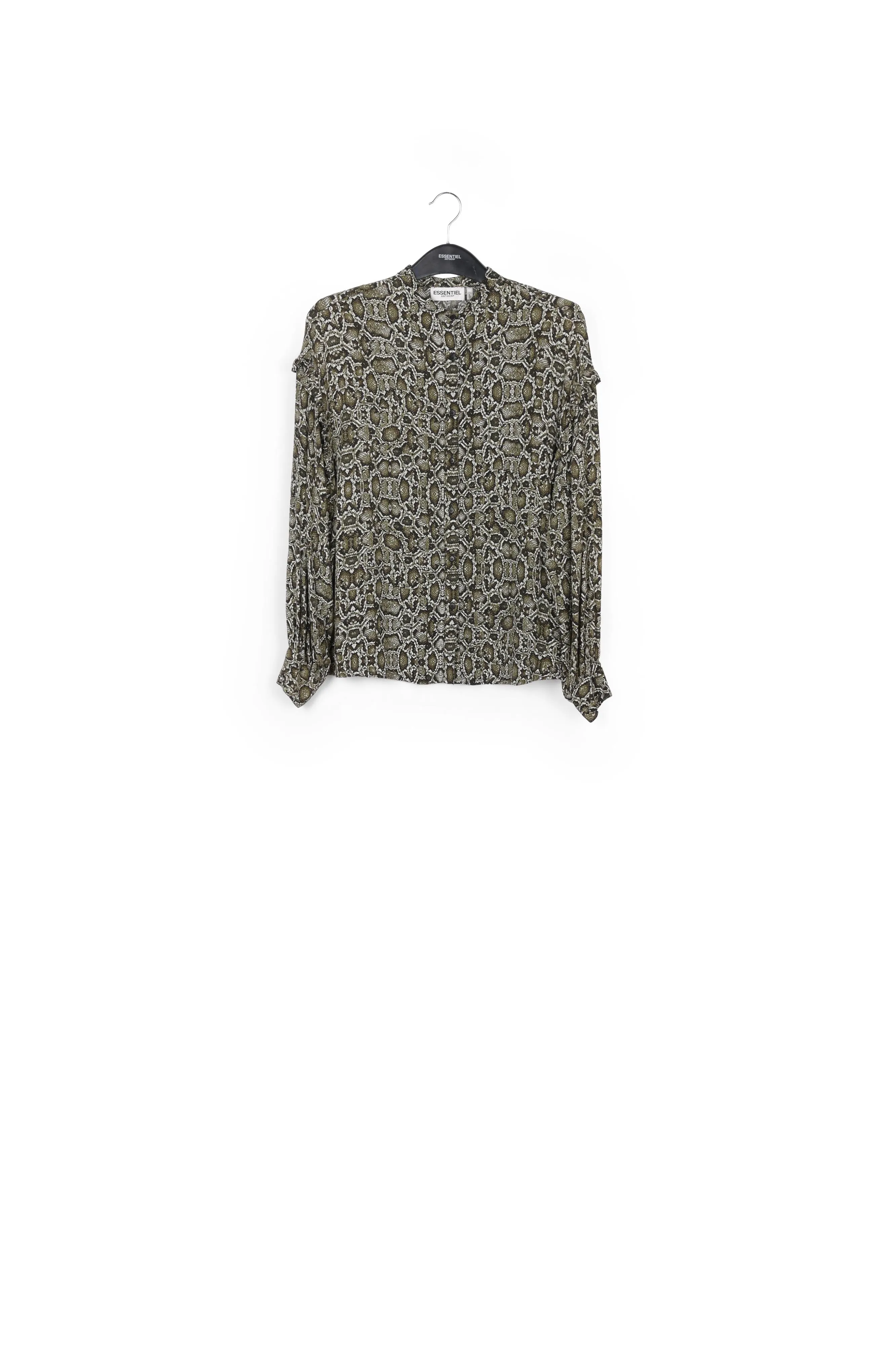 Oversized frilled shirt
