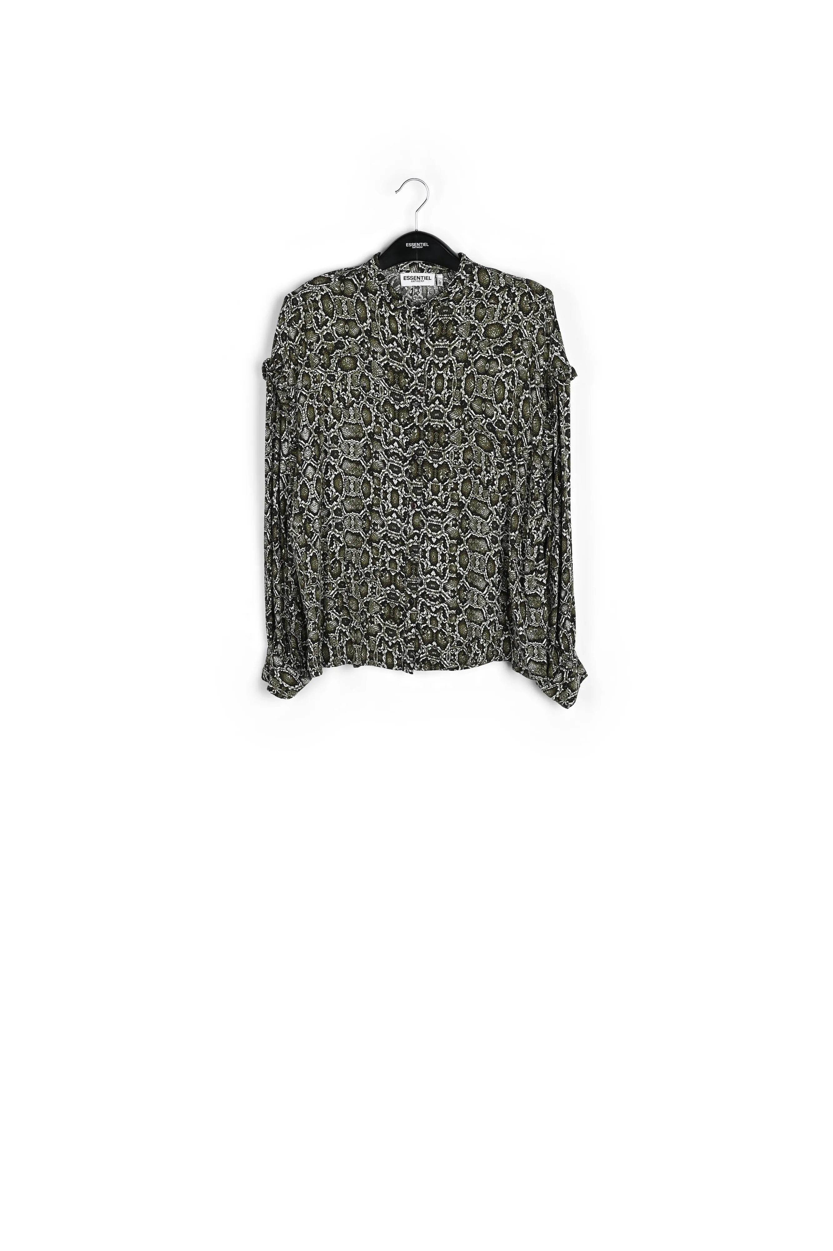 Oversized frilled shirt