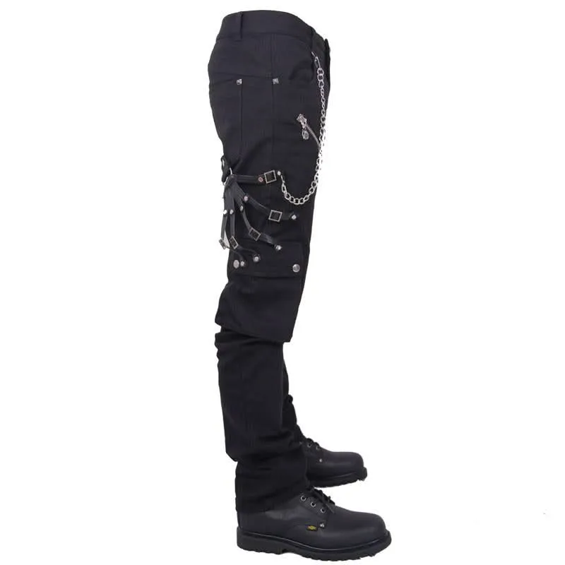 Pantalon Punk 'Stevo' avec Chaîne