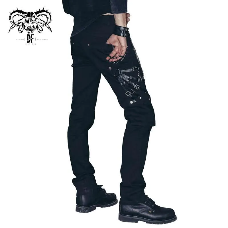 Pantalon Punk 'Stevo' avec Chaîne