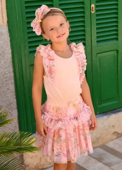 Peach Georgian Primrose Skirt