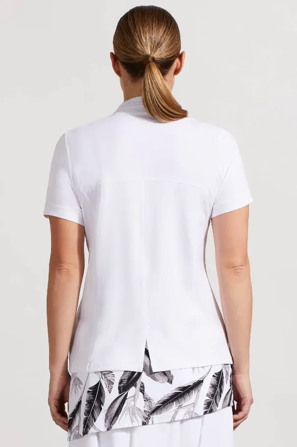 PERFORMANCE UPF 50  V-NECK TOP by TRIBAL