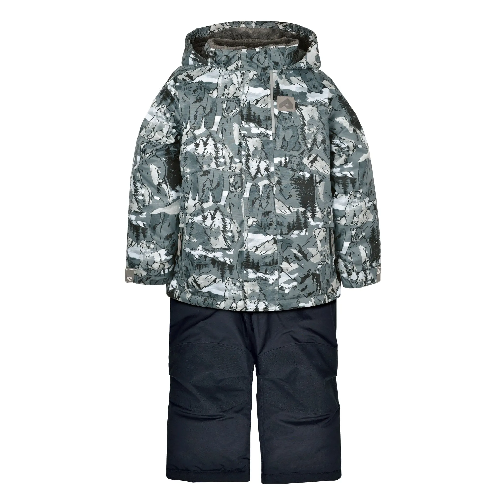 Perlimpinpin Two-Piece Snowsuit - Bears Print
