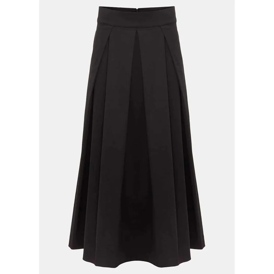 Phase Eight Trinity Pleated Skirt - Black