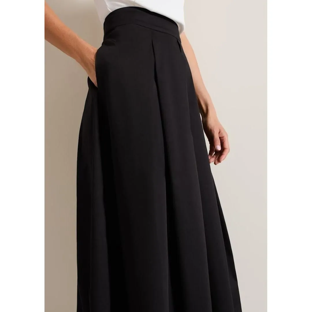 Phase Eight Trinity Pleated Skirt - Black