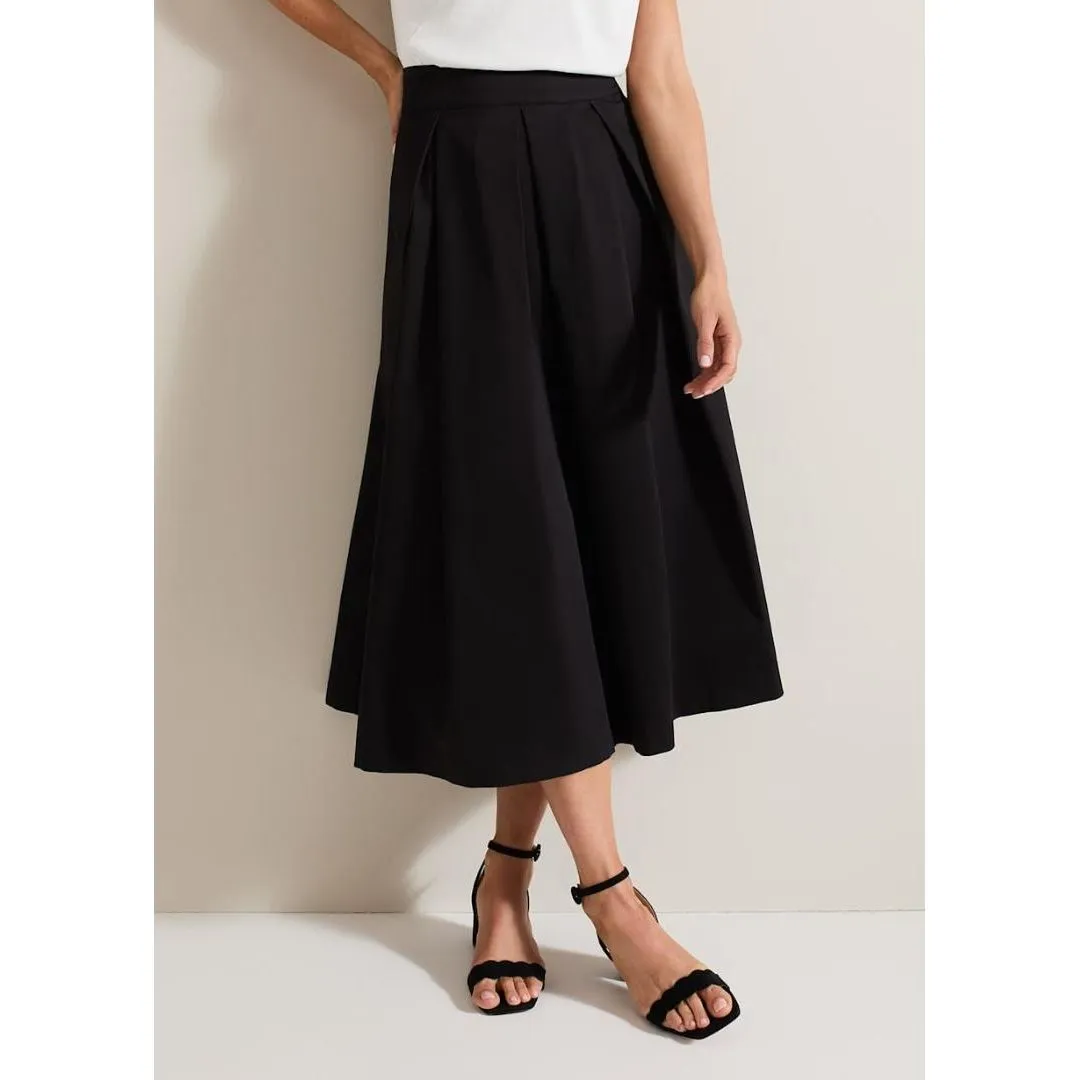 Phase Eight Trinity Pleated Skirt - Black
