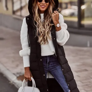 Phoebe - Sleeveless Longline Vest