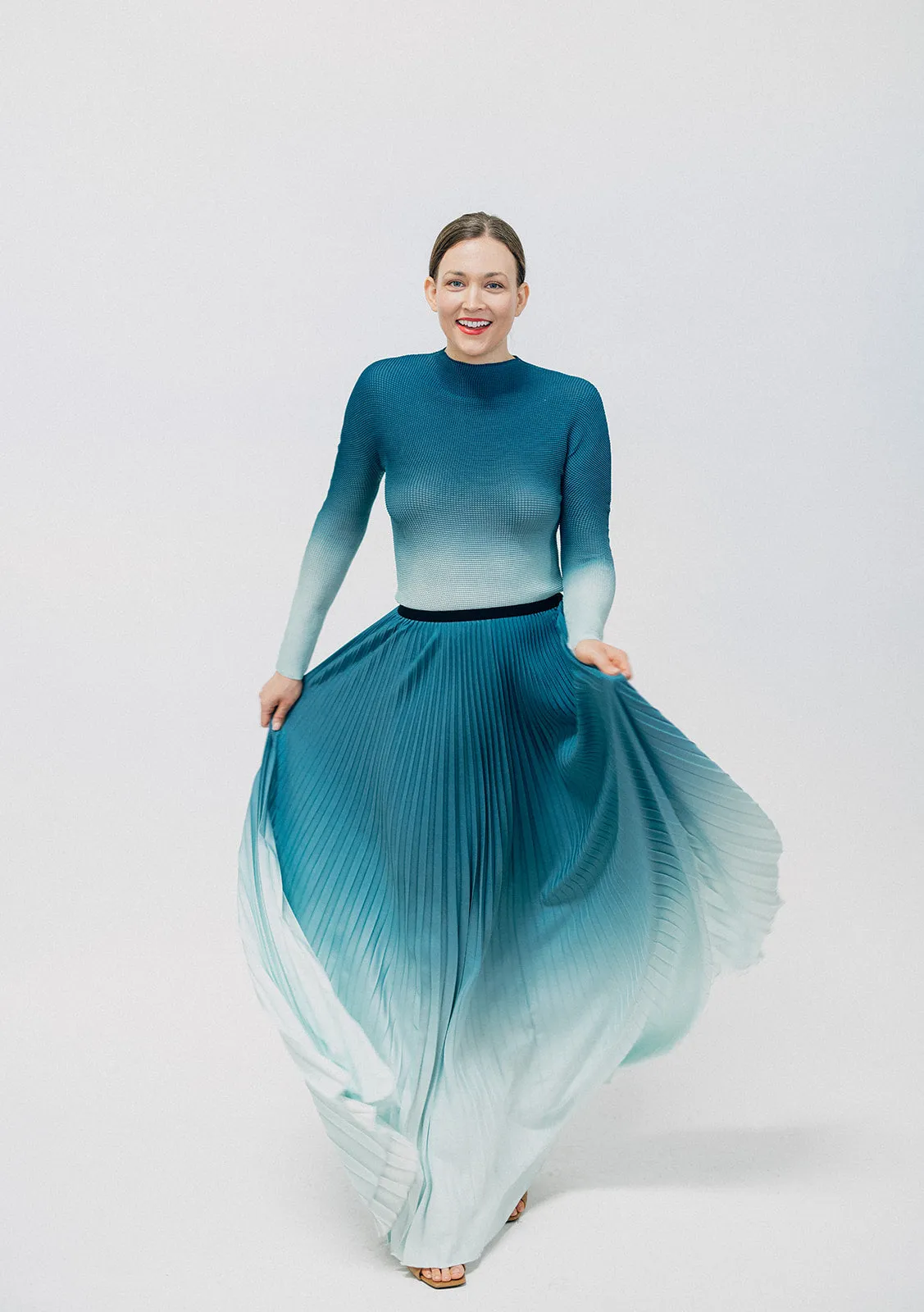 Pleated Skirt Set