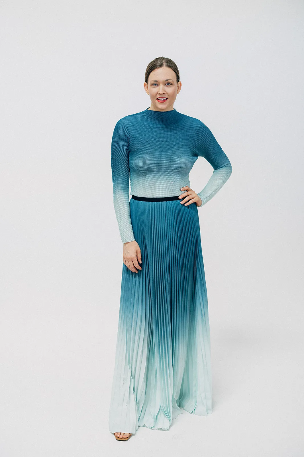Pleated Skirt Set