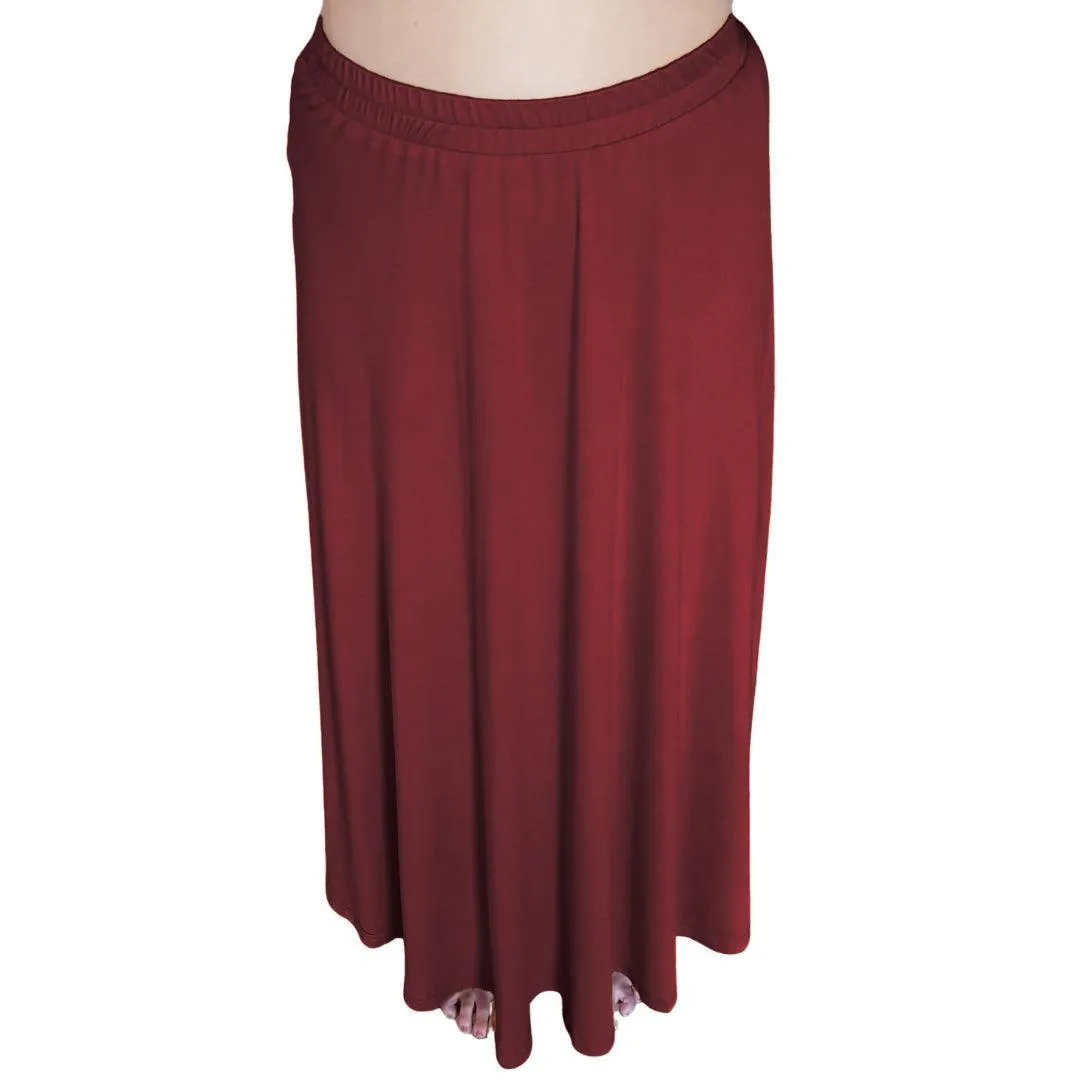 Plus Size High Waist Skirt