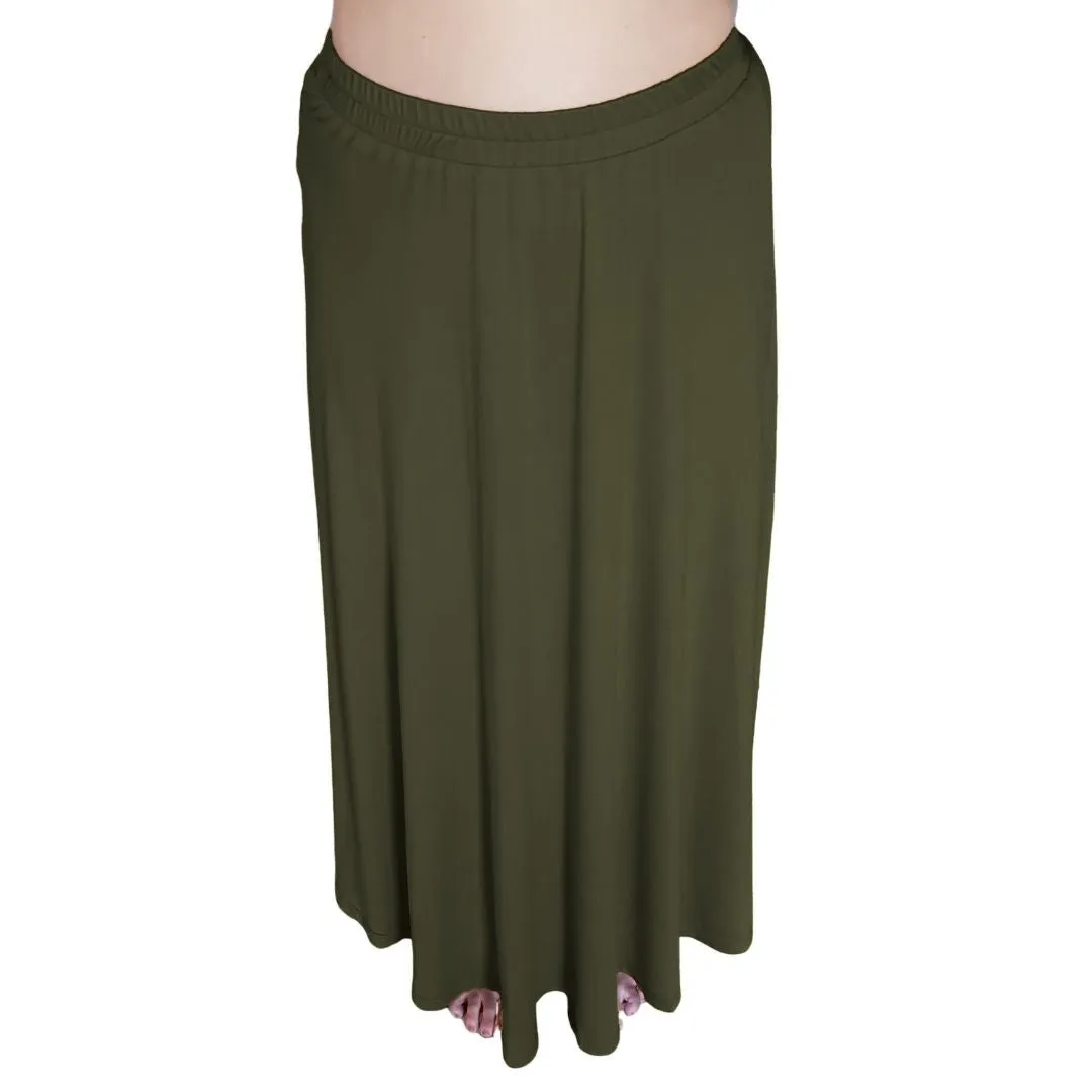 Plus Size High Waist Skirt