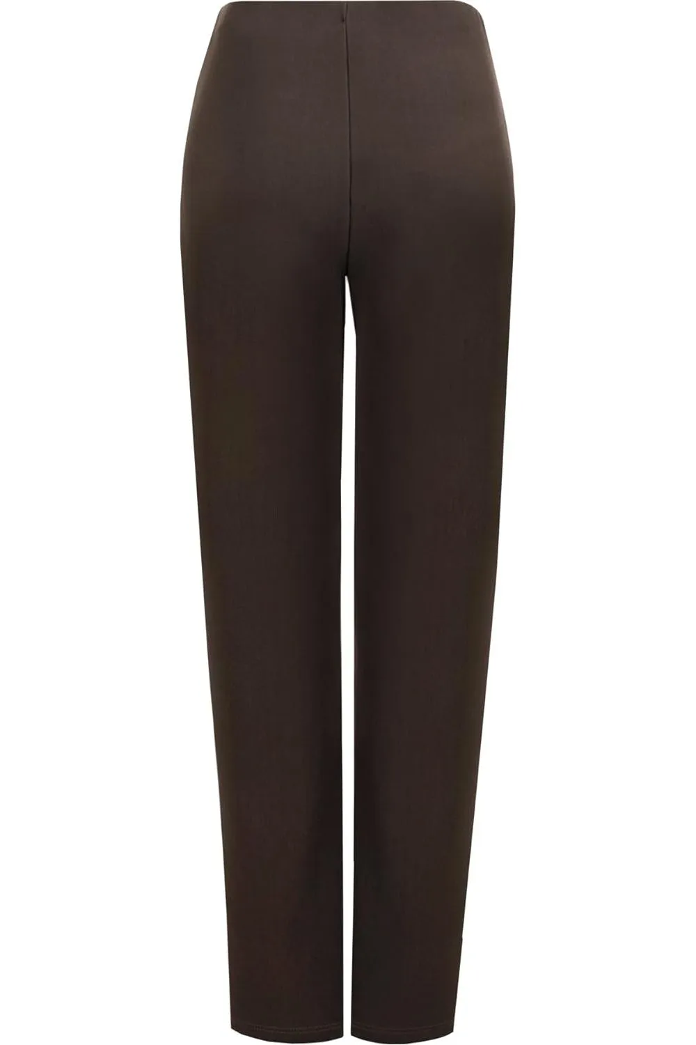 Plus Size Straight Leg Stretch Ribbed Trouser