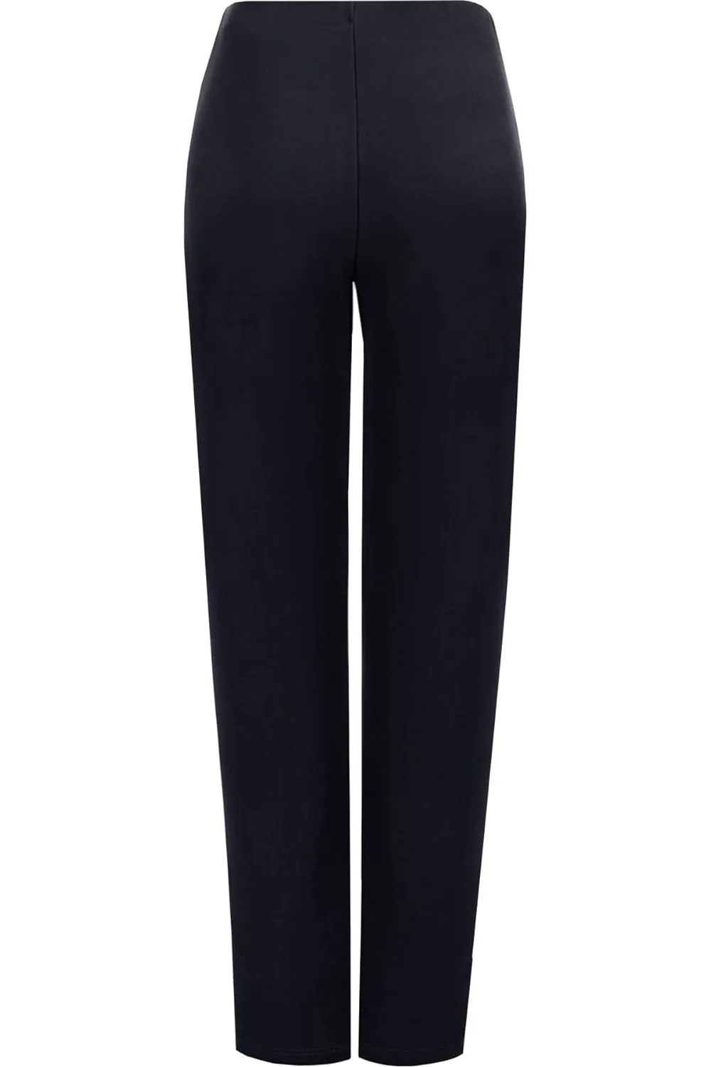 Plus Size Straight Leg Stretch Ribbed Trouser