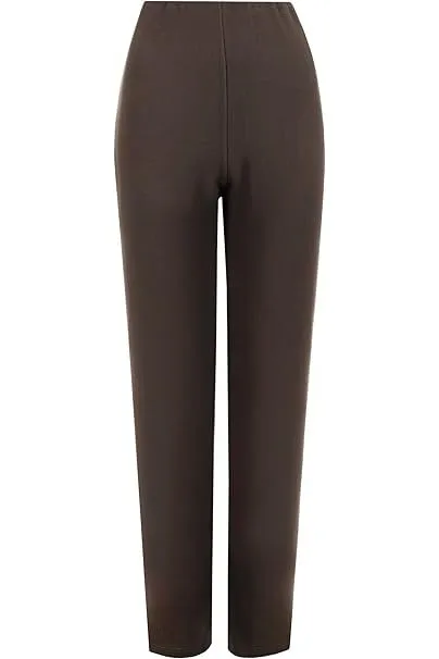 Plus Size Straight Leg Stretch Ribbed Trouser