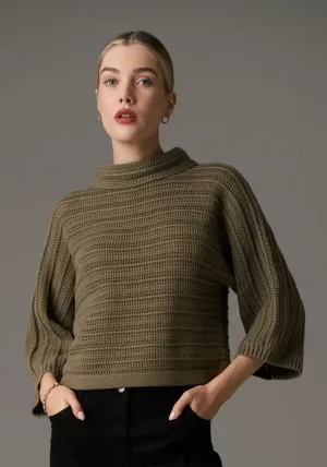 POL Daily Boxy Knit - Light Khaki