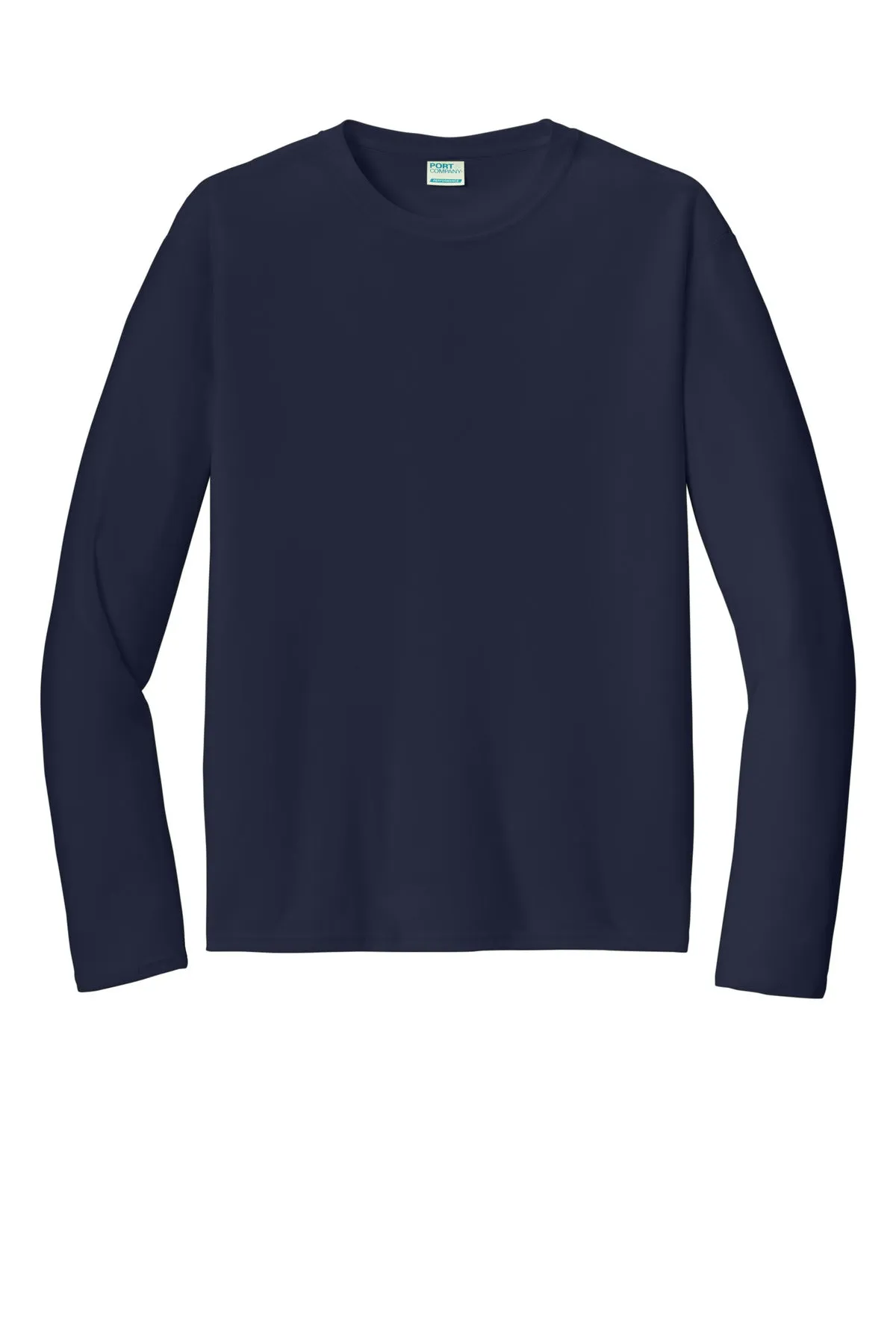 Port & Company  Long Sleeve Performance Tee. PC380LS Deep Navy