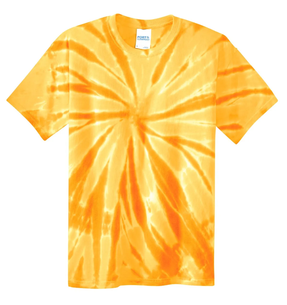 Port & Company Tie-Dye Tee. PC147 Gold