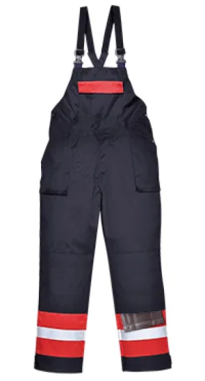 Portwest Bizflame Plus Fire Retardent Bib and Brace enhanced visibility - FR57