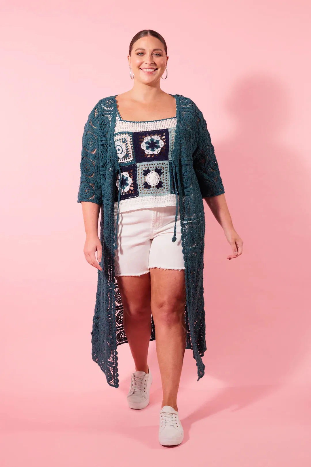 Posy Cardigan - Teal