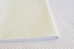 Premium Plastic White Table Skirt 29" x 14" Reusable