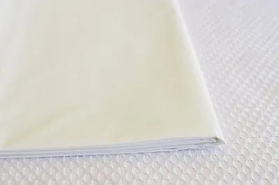Premium Plastic White Table Skirt 29" x 14" Reusable