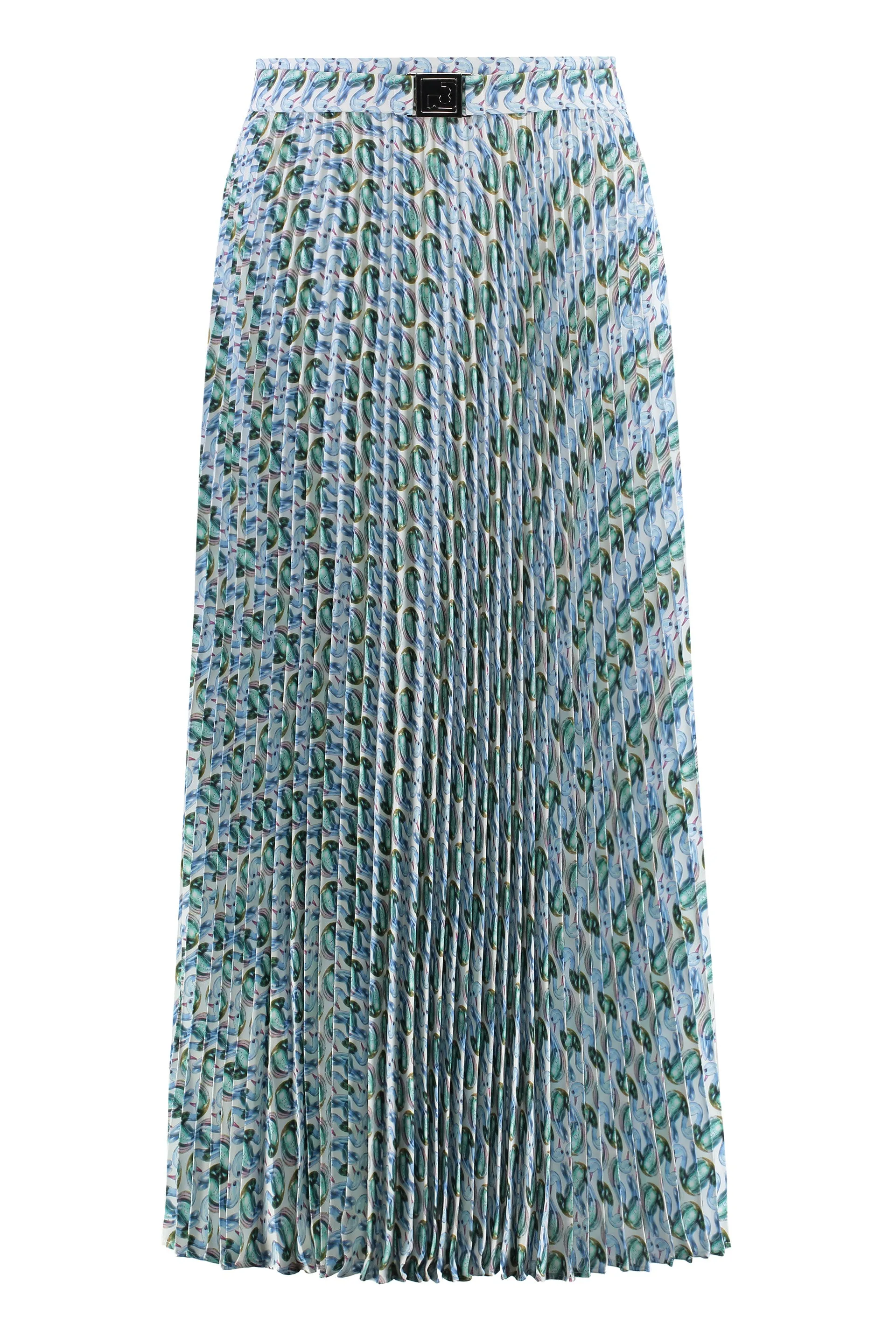Printed midi skirt