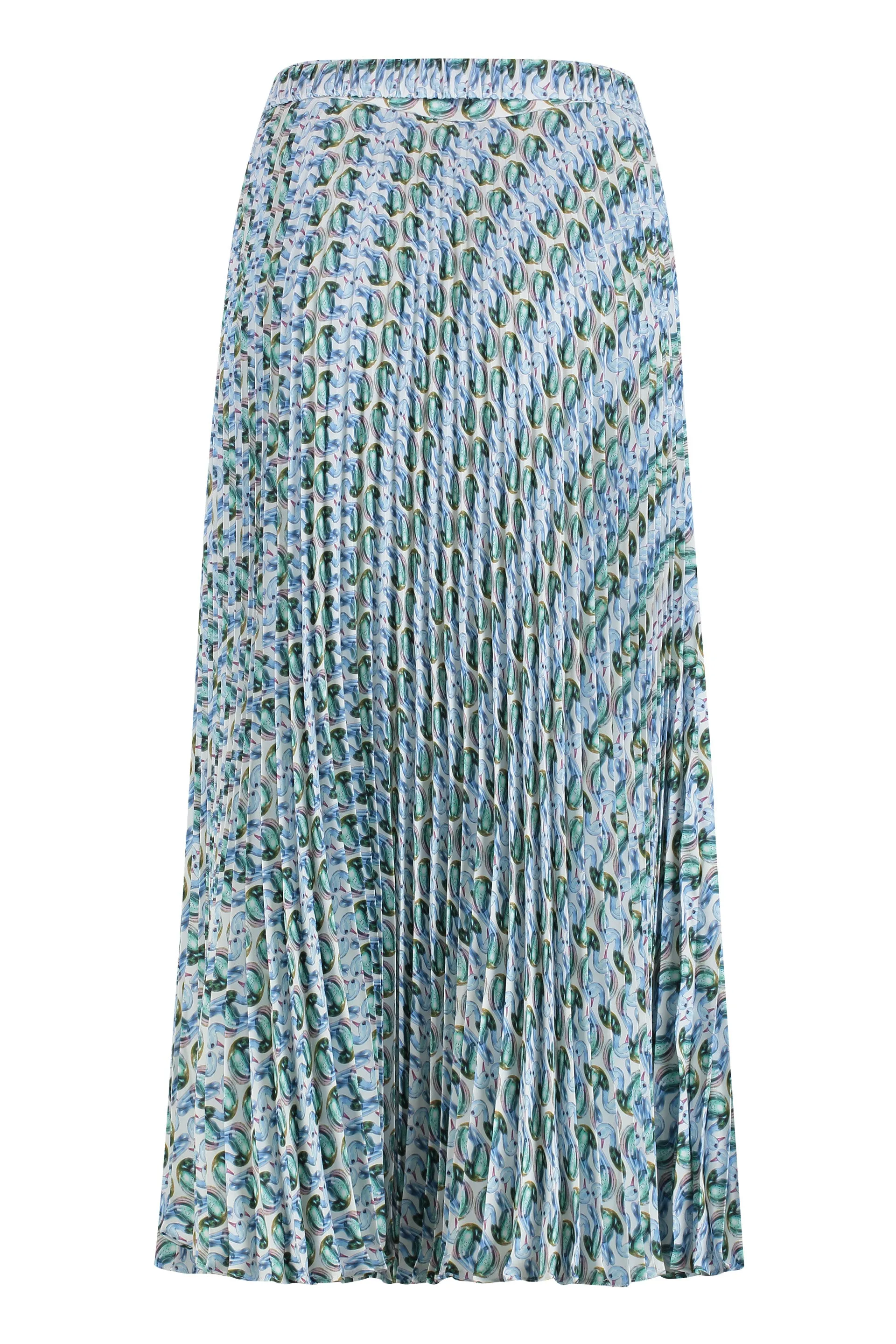 Printed midi skirt