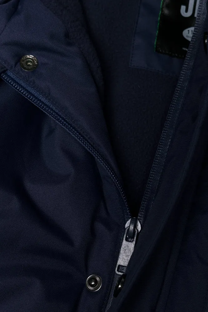 Puffer Parka Jacket Navy