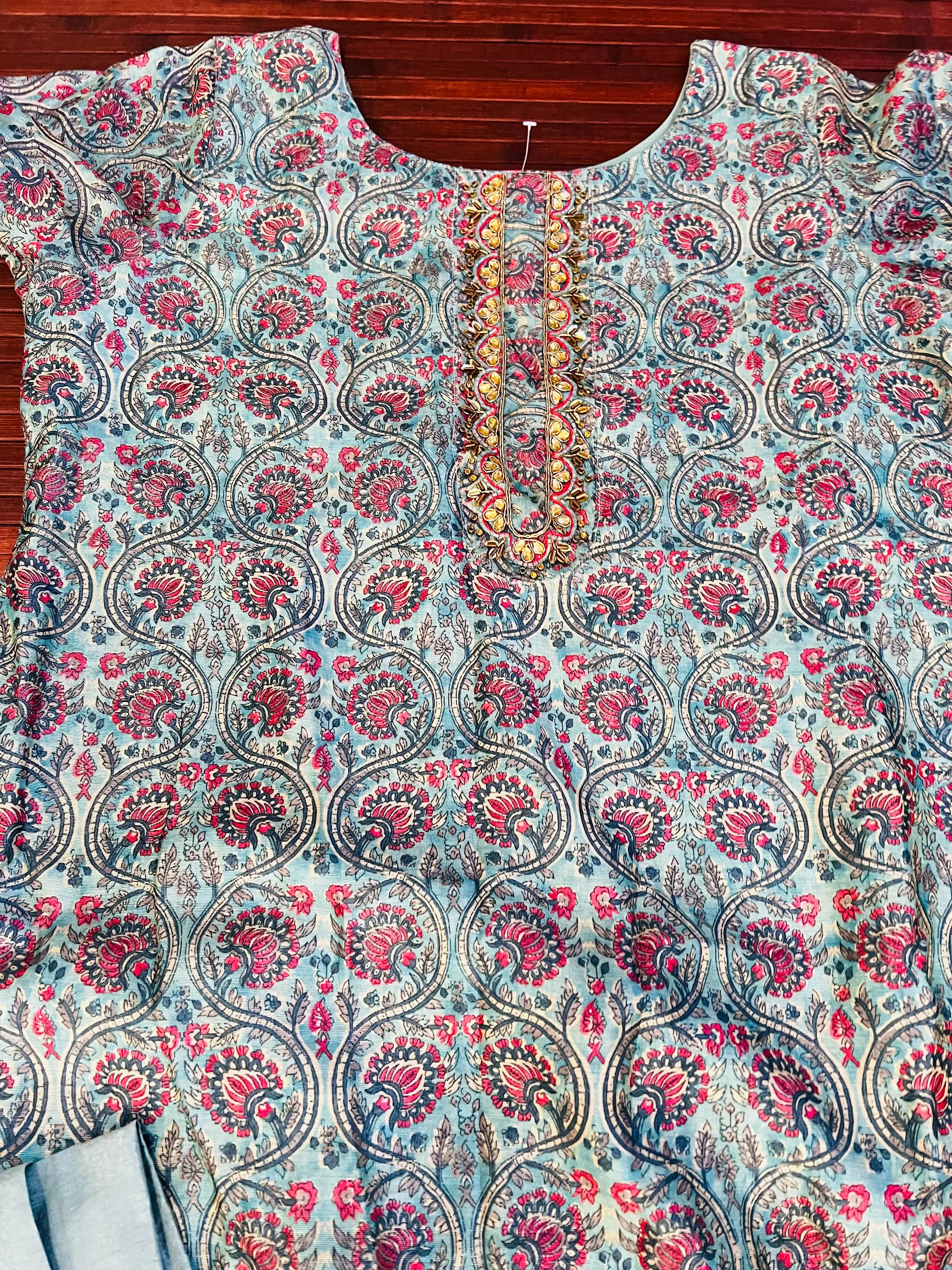 Pure Jute Khadi Kurti and Pant Set