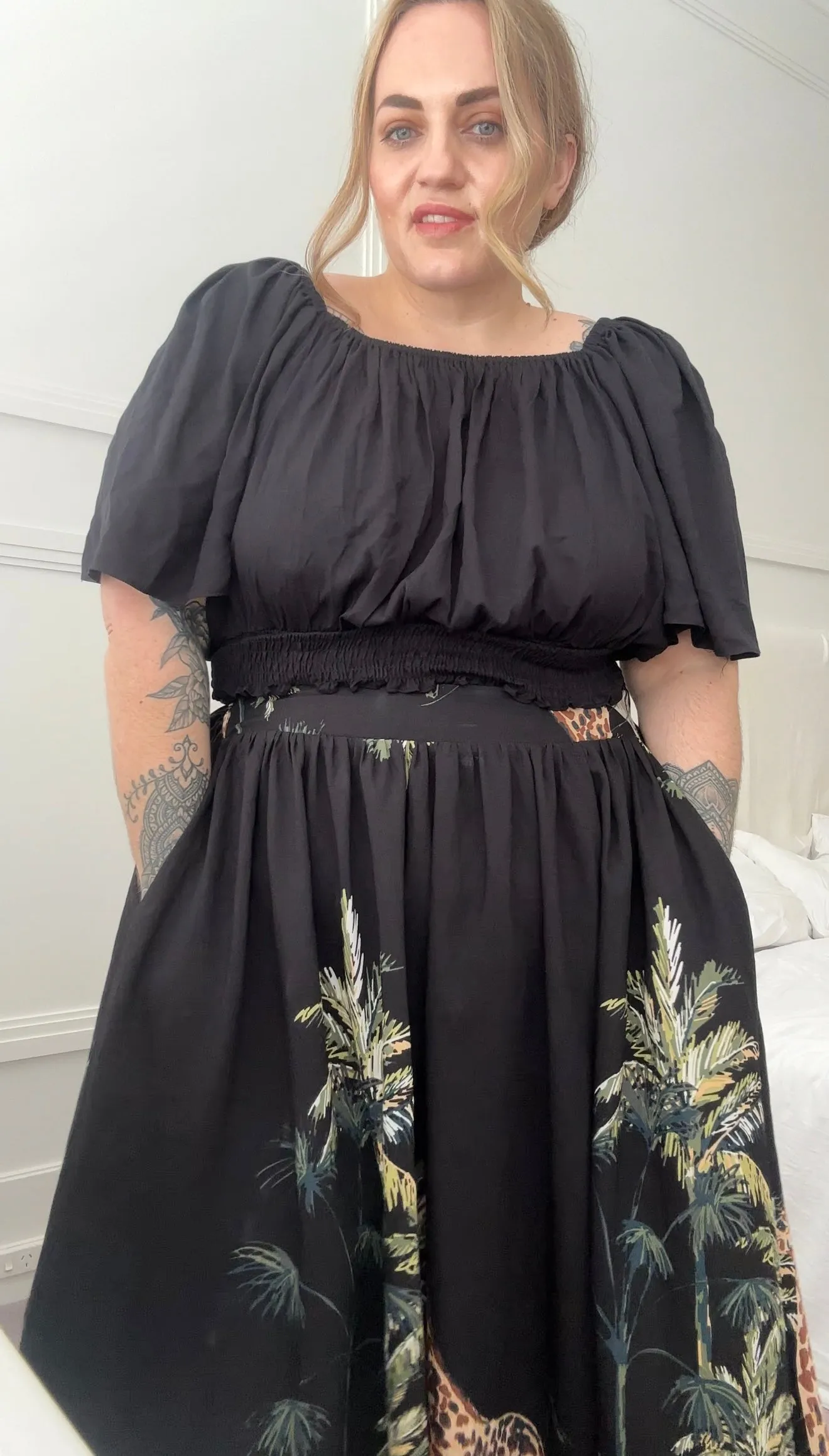 Rachel skirt - Safari print
