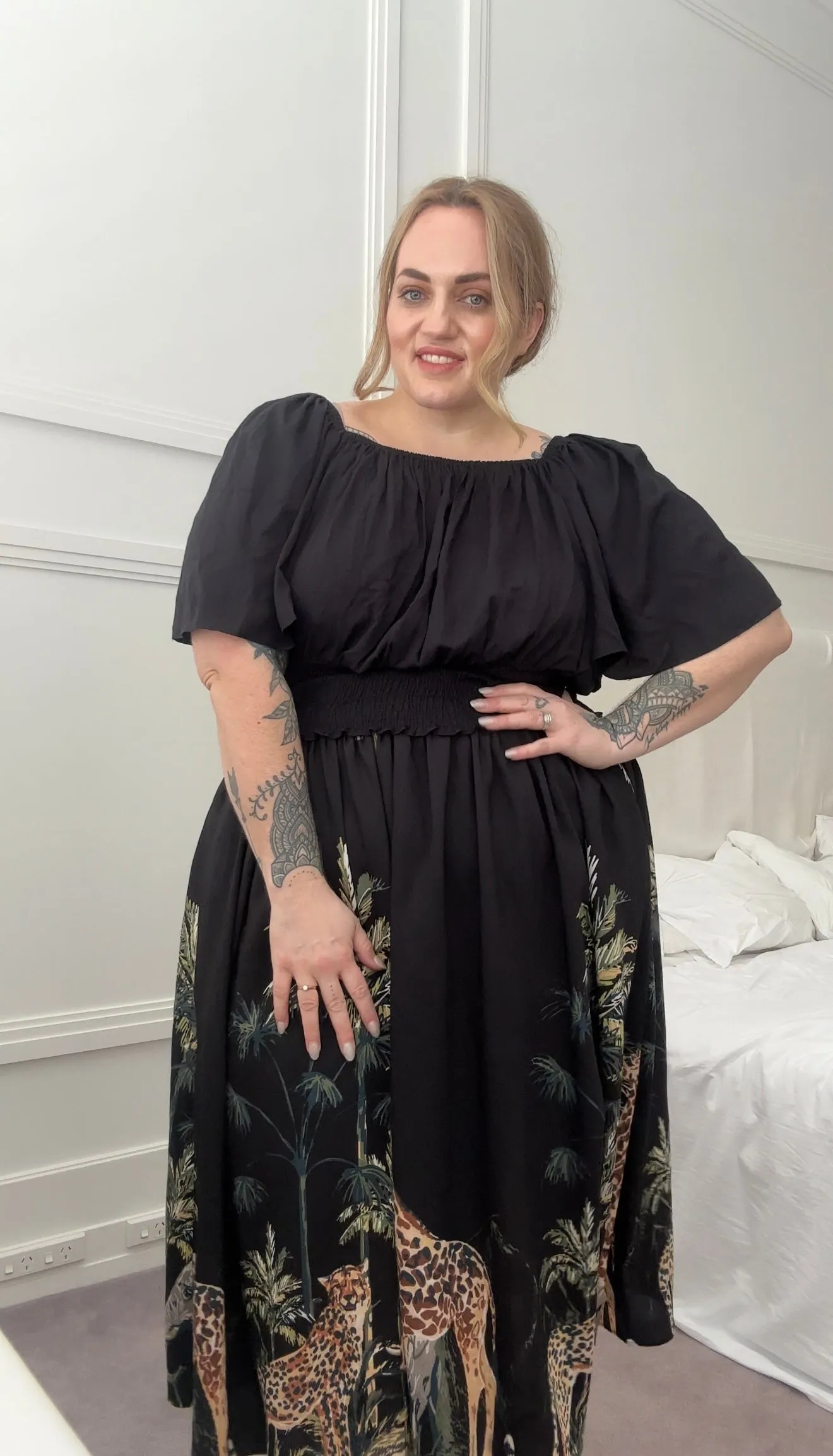 Rachel skirt - Safari print