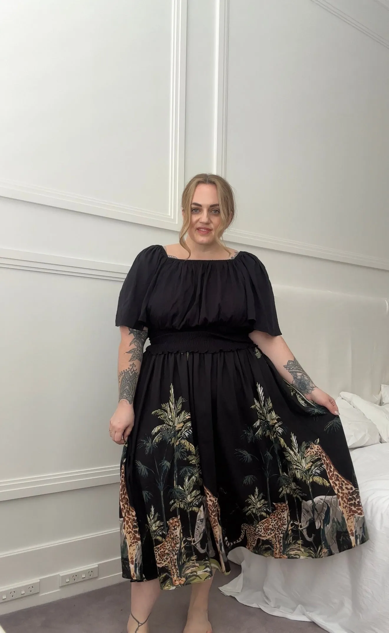 Rachel skirt - Safari print
