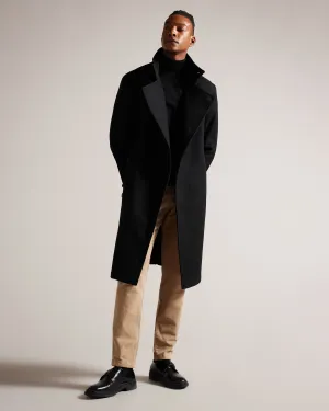 Radford Longline Wool Funnel Neck Wrap Coat
